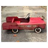 Vintage Fire Fighter Unit No. 508 Pedal Car