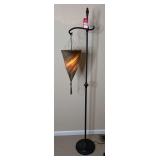 Spiral Cone Hanging Shade Floor Lamp