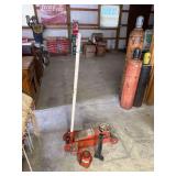 Hydraulic Floor Jack, Bottle Jack, And Jack Stand