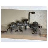 Metal Hand-Crank Food Choppers And Grinders
