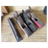 Five Wooden Hand Planes