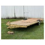 Shop Built Flatbed Trailer- No Title