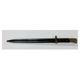 Vintage Military Rifle Bayonet with Scabbard