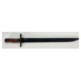 Vintage Military Bayonet with Scabbard