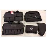Black Canvas Handgun Bags