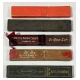 Vintage Straight Razors with Boxes
