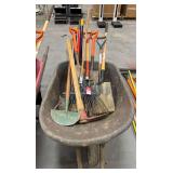 Wheel Barrow & Long Handled Tools