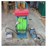 Mustang 10E High-Pressure Water Jetter & Hose Reel Cart