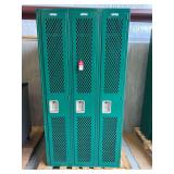 Lyon Products 3-Bin Metal Storage Lockers