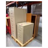 File Cabinets & Wooden Bookcase