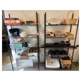 Metal Shelving Units & Household Items