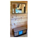 Decorative Mirror & Bench
