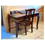 Quality Writing Desk & Upholstered Chair