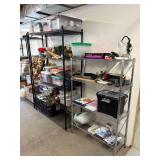 Metal Shelving Units & Decorative Items