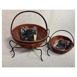 Longaberger Wrought Iron Spider with Baskets