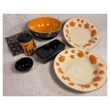 Longaberger Hallowen Pottery and Baskets