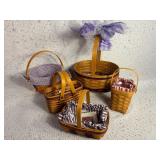 Longaberger Baskets one Signed by Longaberger Fam