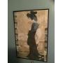 Antique Framed Vietnamese Scroll