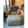 Chair and ottoman