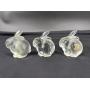 Vintage Fenton Glass Rabbits paper weights