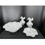 Mid Century Fenton Milk Glass, Hobnail