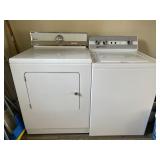 Washer and electric dryer