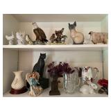 Lot of collectibles and decor