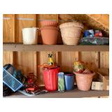 Assorted gardening supplies