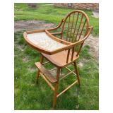 Antique high chair