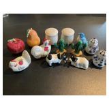 13 - salt and pepper shakers