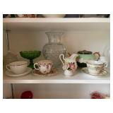 Assorted collectible glass and porcelain