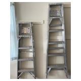 2 - aluminum ladders