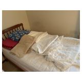 2 - bedspreads, 2 - afghans, 2 - blankets