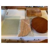 Lazy Susan and cutting boards
