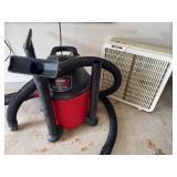 Shop vac and fan