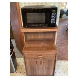 Microwave cart and microwave