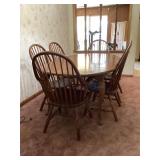 Dining room table and chairs