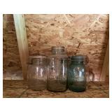Assorted jars