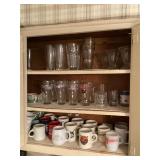 Vintage Novelty glasses and coffee mugs
