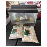 Fishbowl and supplies
