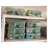 Assorted bows and party supplies