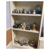 Assorted snow globes