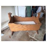 Made baby cradle