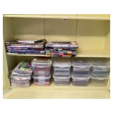 Quilting books, fabrics