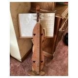 Vintage handcrafted mountain Dulcimer/stand
