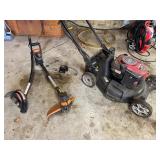 Lawnmower and electric trimmer