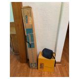 Browing movie projector, camera, screen