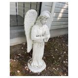 3 ft cement angel lawn decor