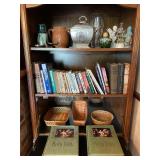 Assorted decor and books