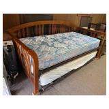 Twin day bed with trundle bed